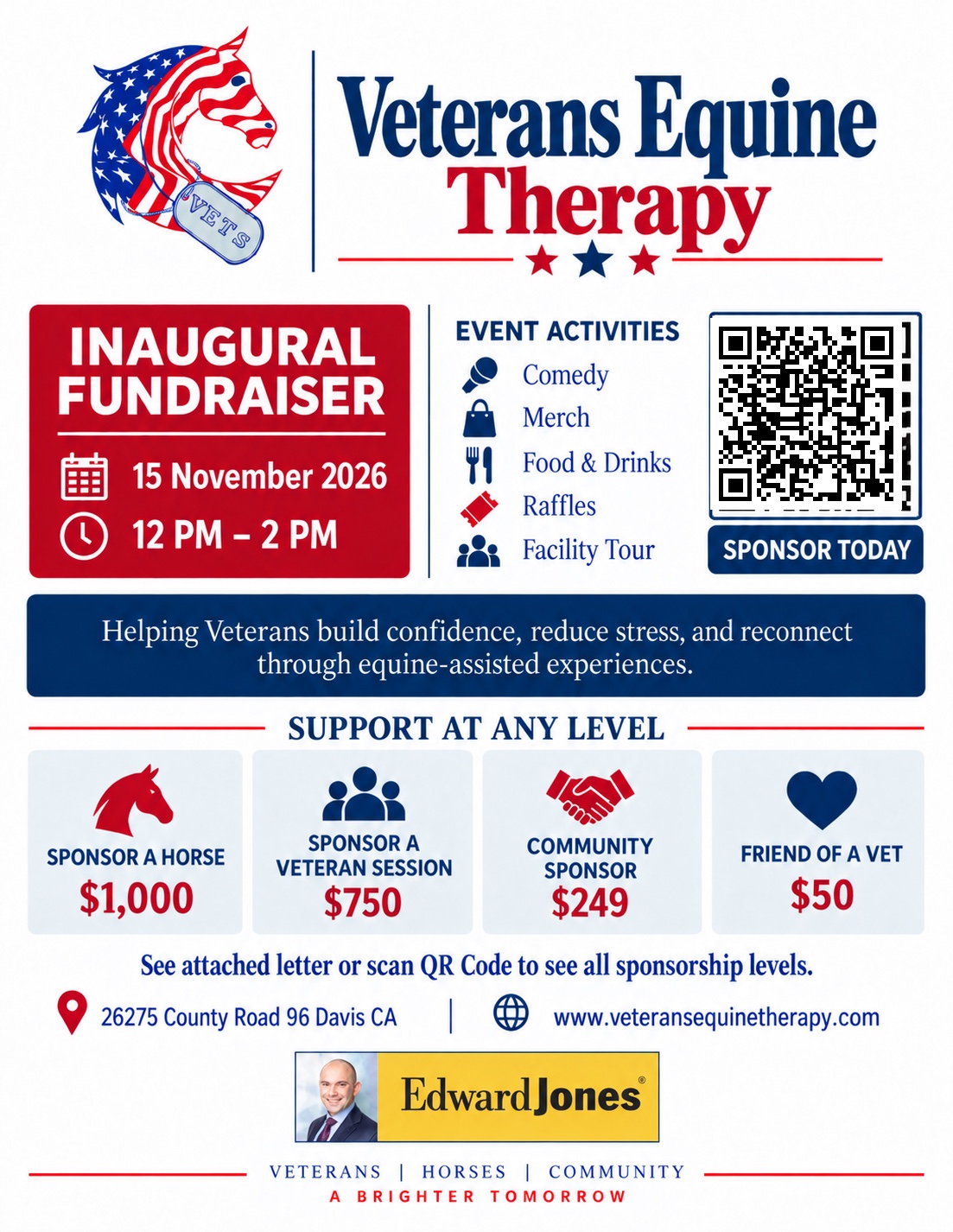 Flyer for Inaugural Fundraiser