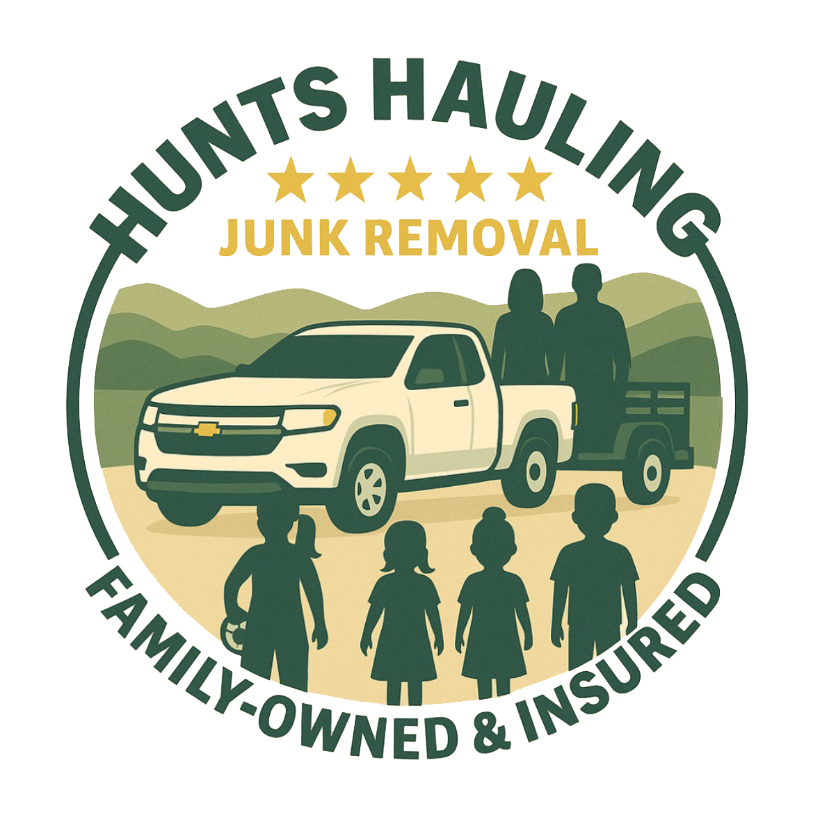 Hunts Hauling & Junk Removal LLC. logo