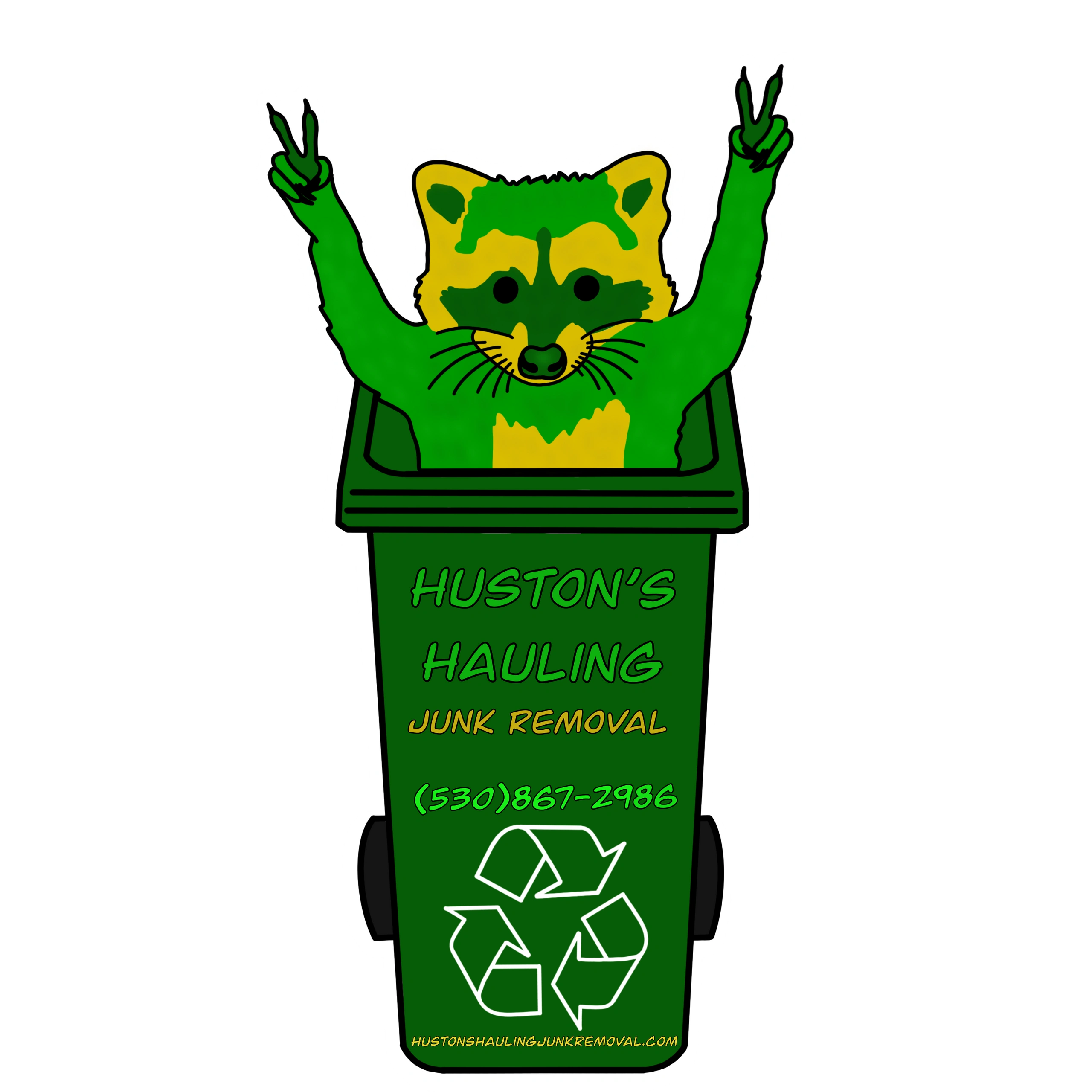Huston's Hauling Junk Removal logo
