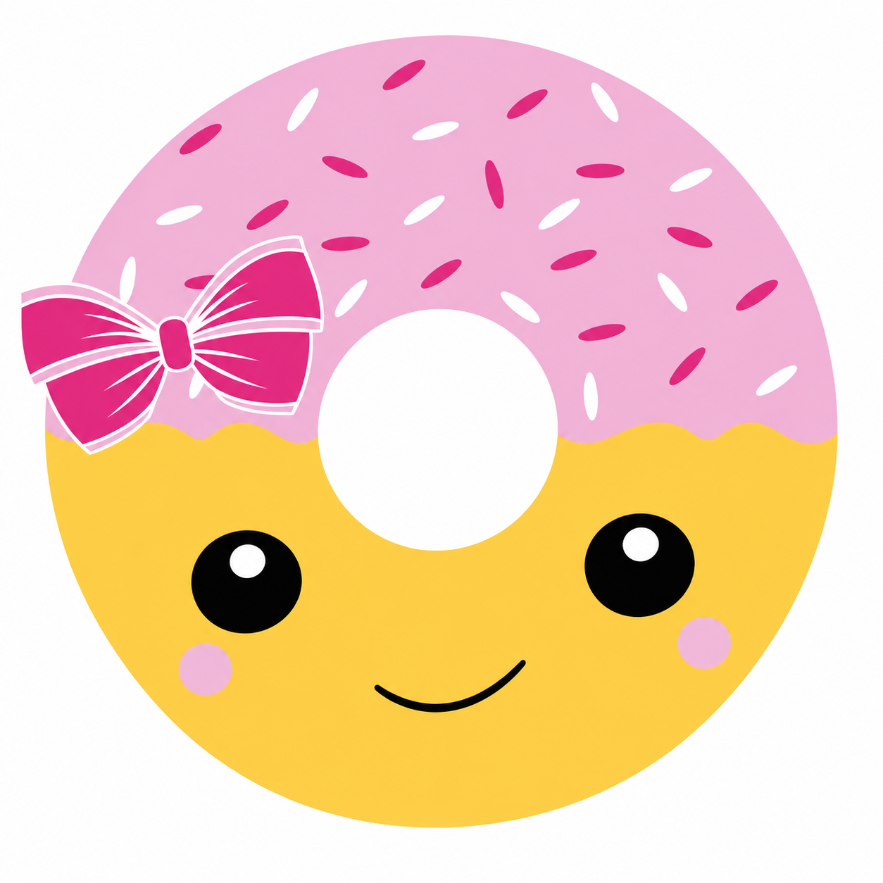 Pink Dozen Donuts logo
